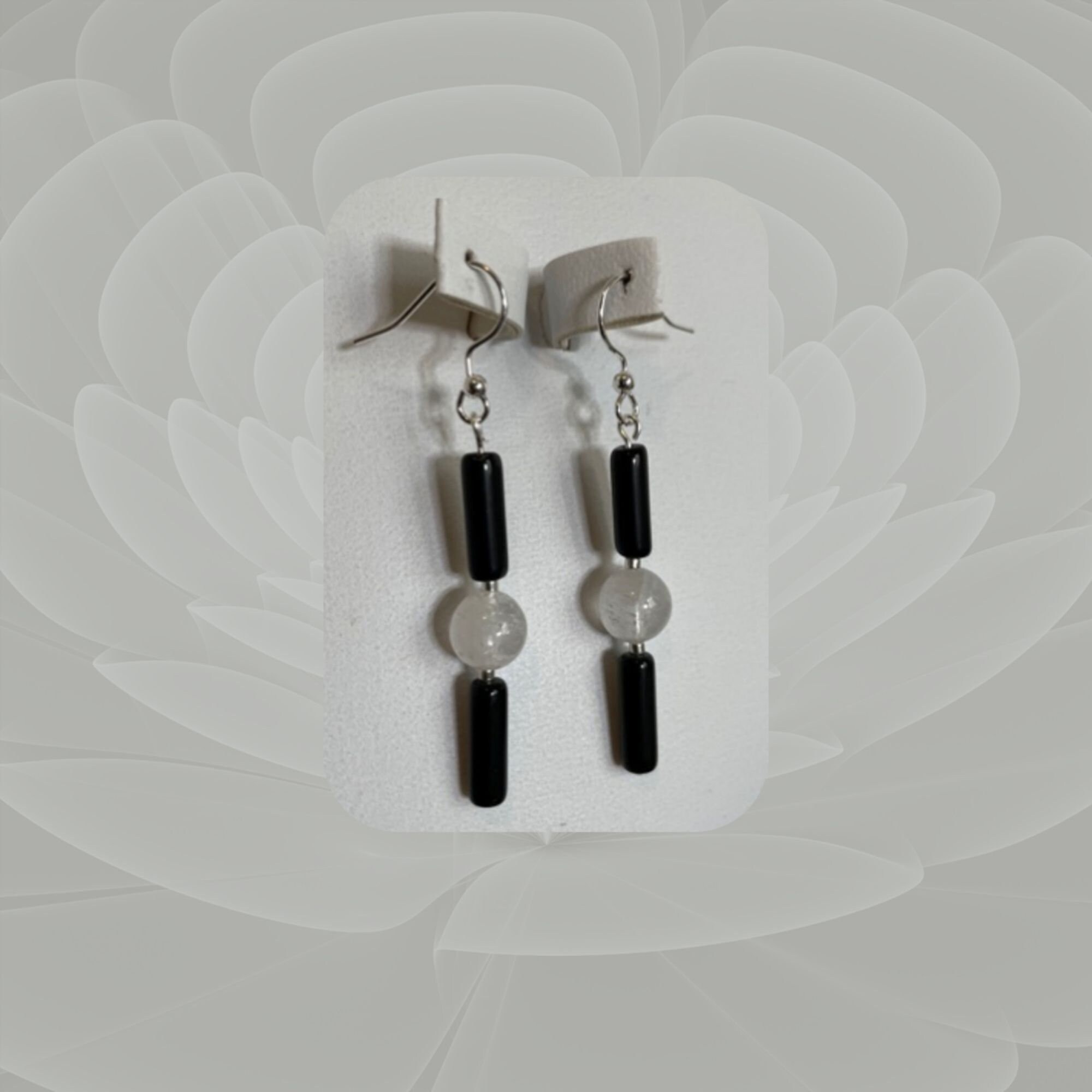 ICE BLACK GOLD EARRINGS  Adamina