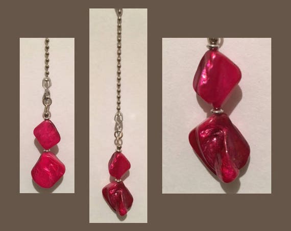 Hot Pink Ceiling Fan Or Lamp Pull Etsy