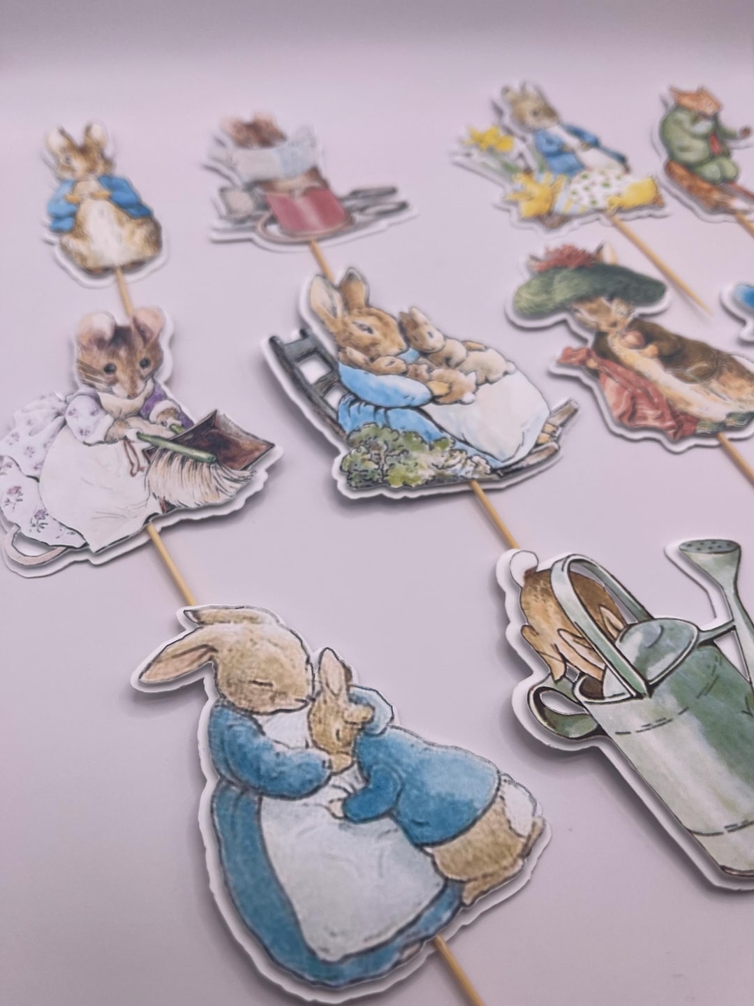 Peter Rabbit Cupcake Toppers | Set of 12 - Etsy