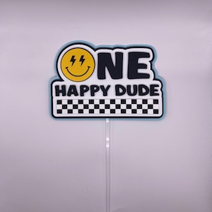 ONE Happy Dude Cake Topper