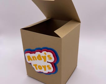 Mini caja de obsequios de Toy Story / Personalizable
