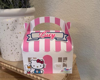 Kitty Favor Box | Customizable Party Treat Box | Custom