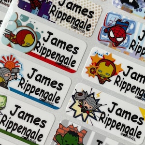 kids Name Label School Waterproof Label Daycare Kids Sticker Labels Gift Stickers Personalized Waterproof custom Label