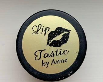 Personalized Round Lip Balm Labels: Waterproof Cosmetic Stickers