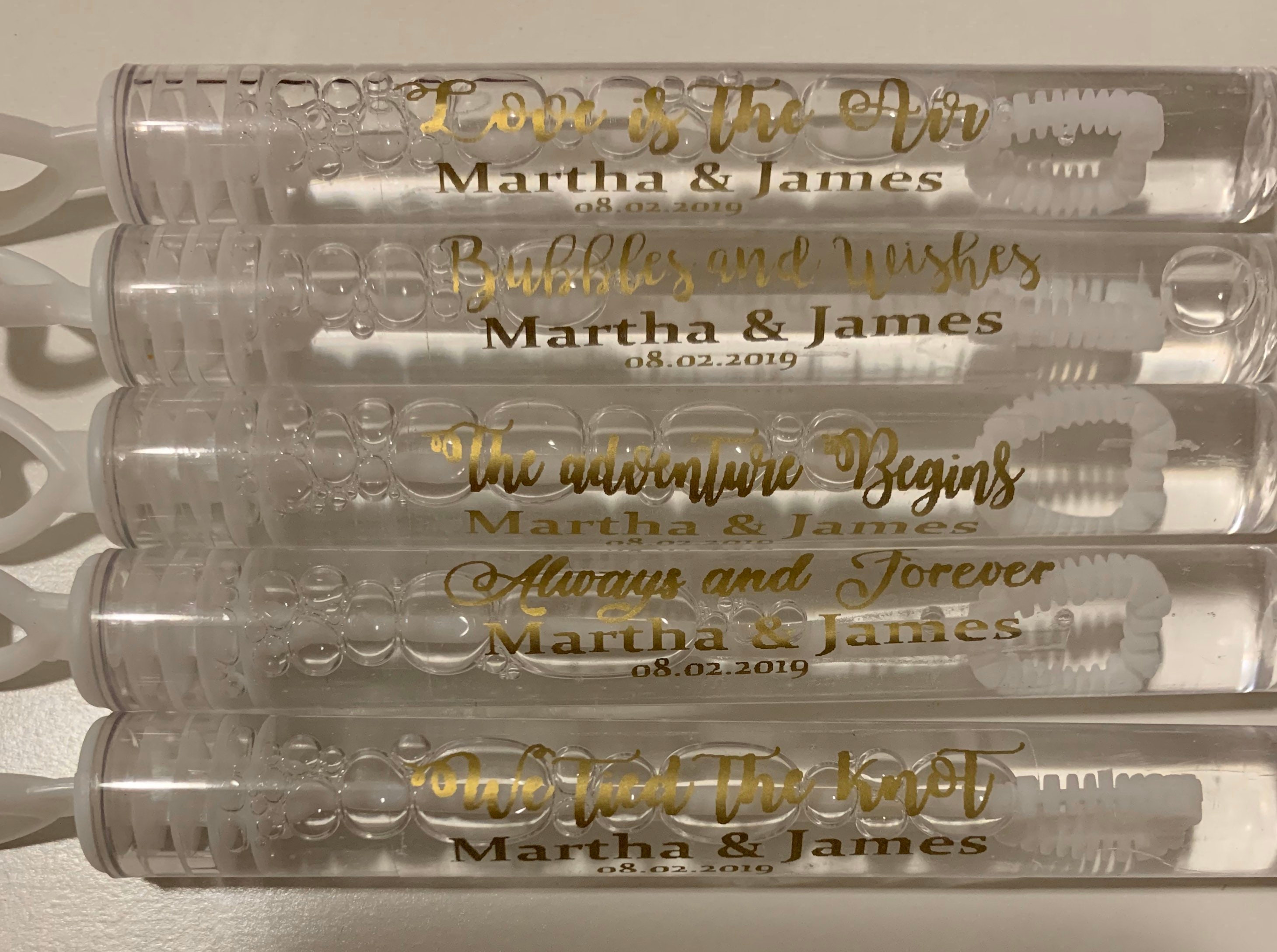 Personalized wedding bubble labels labels wedding favor | Etsy