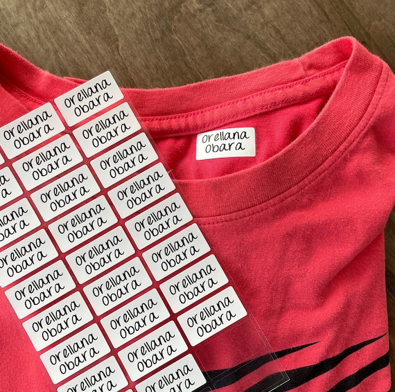 Iron On Clothing Labels, Name Labels for Clothes