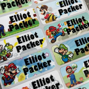 Waterproof custom Name Label School Label Waterproof Label Daycare Sticker labels Kids Sticker Gift Stickers Personalized water resistant