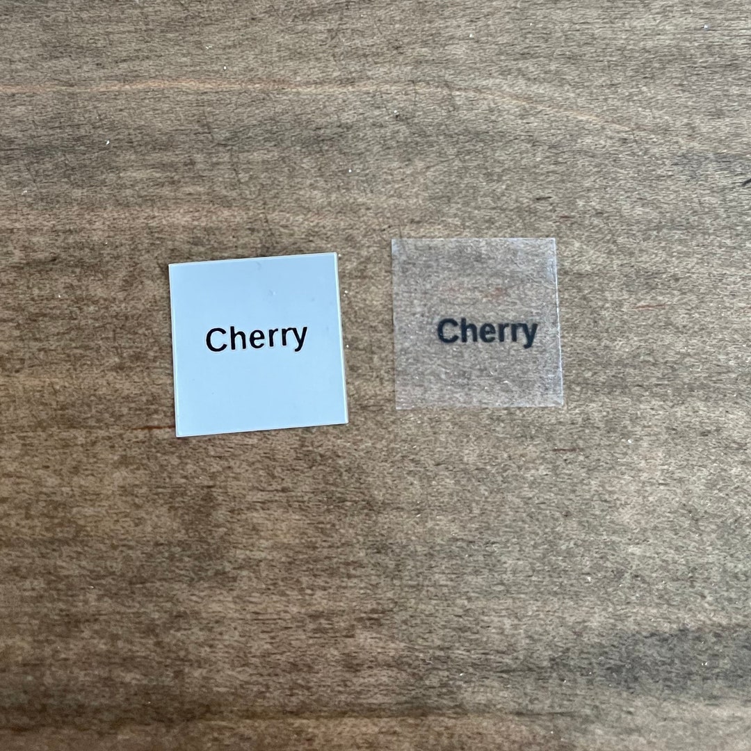 Extra Small Square Stickers for Placing Names of Lip Gloss Box and