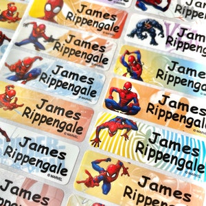 Name Sticker Label, Daycare Label School, Supply Sticker, Waterproof Label, Personalize Gift Label, Child Label Kids Bottle superhero school