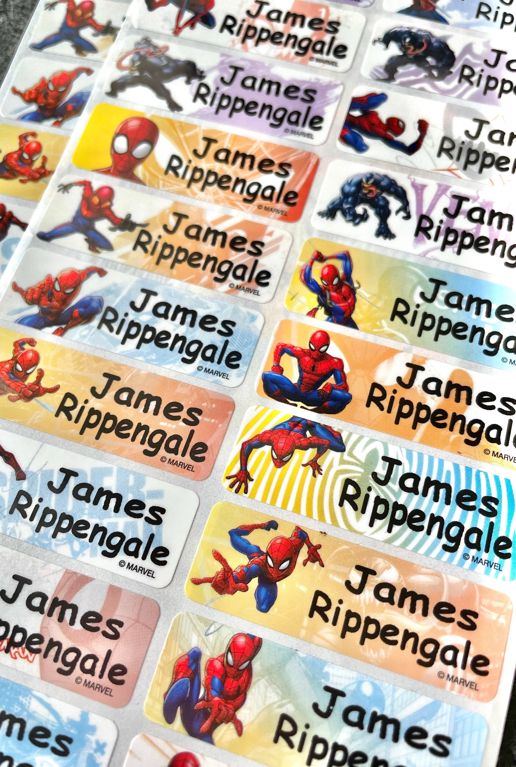 Amazing Spiderman Birthday Water Bottle Labels – iCustomLabel