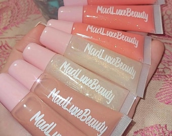 Custom Clear Lip Gloss Labels: Waterproof Foil Cosmetic Stickers
