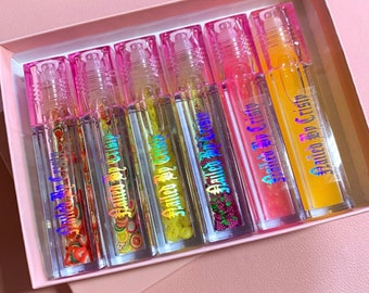 Personalized Holographic Lip Gloss Labels: Custom Cosmetic Stickers