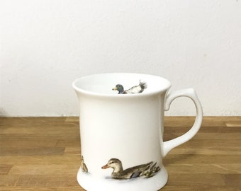 Duck Mug | Bone China | Small Tankard Style | Birdwatching Gift | Duck Lovers Gift | Bird Watching Mug Gift | Ducklings
