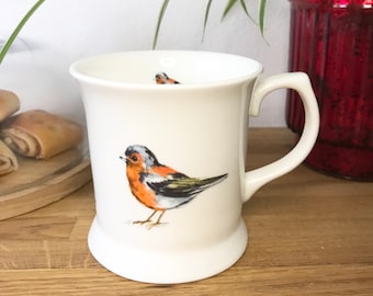 Chaffinch Bone China SMall Tankard Mug
