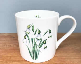 Snowdrop Bone China Mug