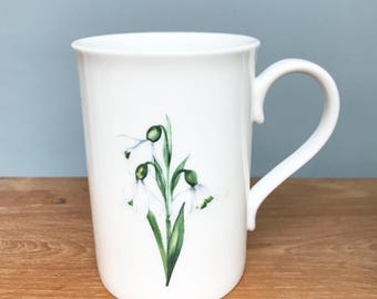 Snowdrop Bone China Mug