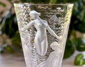 Lalique Ondines Crystal Nudes Vase - Large, Heavy, Gorgeous Guaranteed Authentic Signed