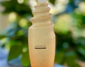 Lalique Cebu Nacre Amber Pearlescent Vase New Mint Signed