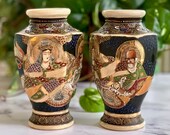 Japanese Satsuma Meiji Vases