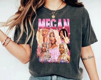 Limited Megan Thee Stallion Shirt, Vintage Megan Thee Stallion 90s Shirt, Rapper Megan Thee Stallion Tour 2024 Clothing