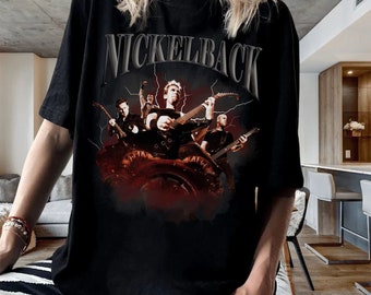 Limited Vintage Nickelback T-Shirt,Nickelback Unisex T-Shirt,Nickelback Shirt,Graphic Tee,Oversized Shirt,Gift For Women and Man