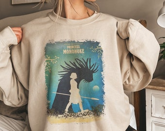 Princess Mononoke T-Shirt, Mononoke Shirt Shirt, Hayao Miyazaki, Studio Ghibli Gift, To See With Eyes Unclouded T-Shirt