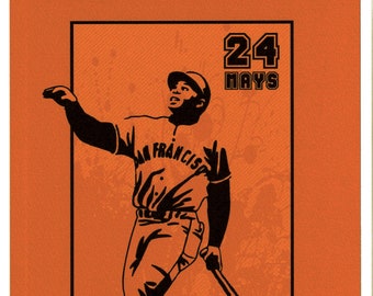 Willie Mays The Say Hey Kid_Art Print