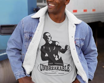 Unbreakable Boxing Champion T-Shirt | Vintage Boxer Silhouette, Motivational Tee