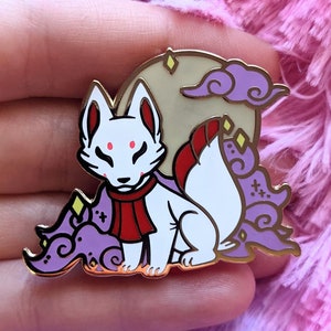 Kitsune Enamel Pin