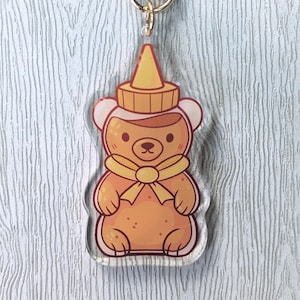 Honey Bear Acrylic Keychain