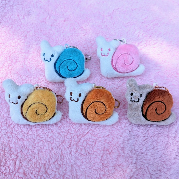 Snail Plush Keychain