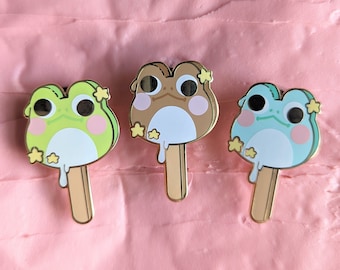 Frogsicle Hard Enamel Pin