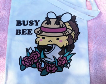 Busy Bee Canvas Tote Bag