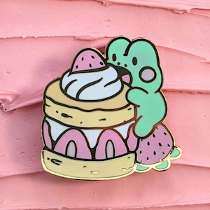 Hungry Frog Hard Enamel Pin
