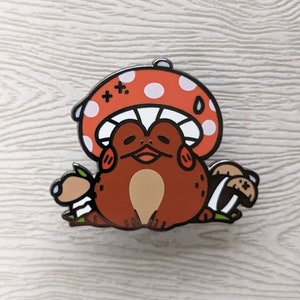 Mushroom Toad Hard Enamel Pin