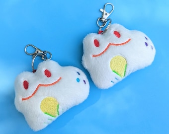 Rainbow Froggy Plush Keychain