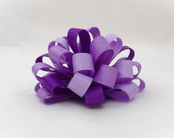 Purple Loopy Bow, Loopy Puff Bow, Small Purple Bow, Large Purple Bow, Mixed Purple Bow, Orchid Purple Bow, Dark Purple Bow,