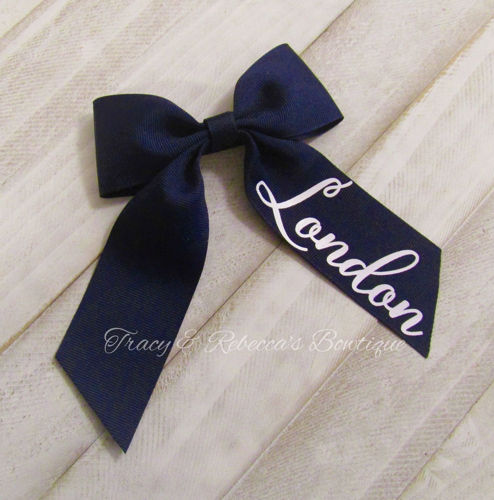 Custom Name Bow Personalized Bow Name Hair Bow Bow with Etsy