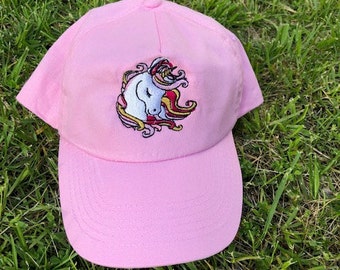 Baseball Cap, Kinder Kappe, Mädchen Cappie, Einhorn,