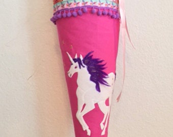 Schultüte Einhorn, Zuckertüte, Pegasus, Pferd,