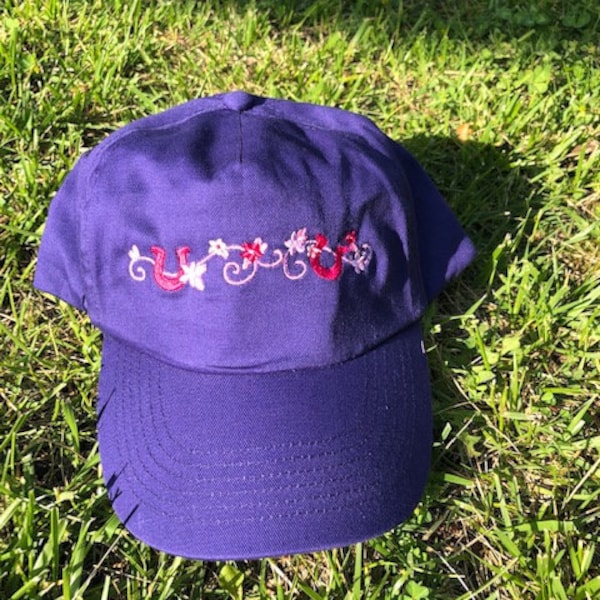 Baseball cap, Mädchen Kappe, Hufeisen Blumen Cap, Kinder Kappe