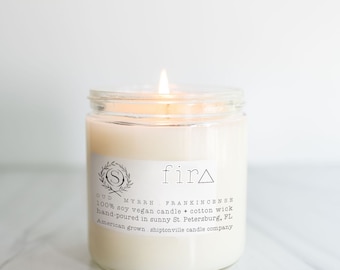 fire soy candle