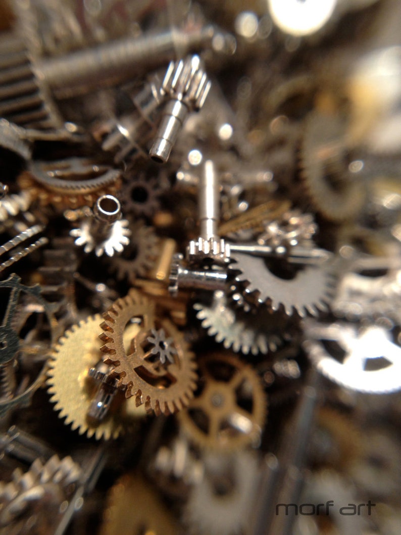 Steampunk Necklace Gears Bottle. Glass Bottle Necklace Gears Etsy