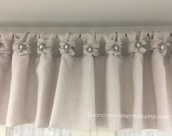 Valance in Vintage Linen
