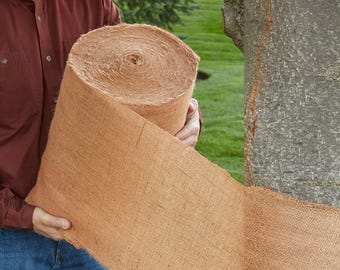 8" Wide Natural Jute Burlap - 10oz, Seamless