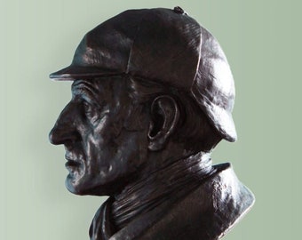 Bust of Basil Rathbone as Sherlock Holmes