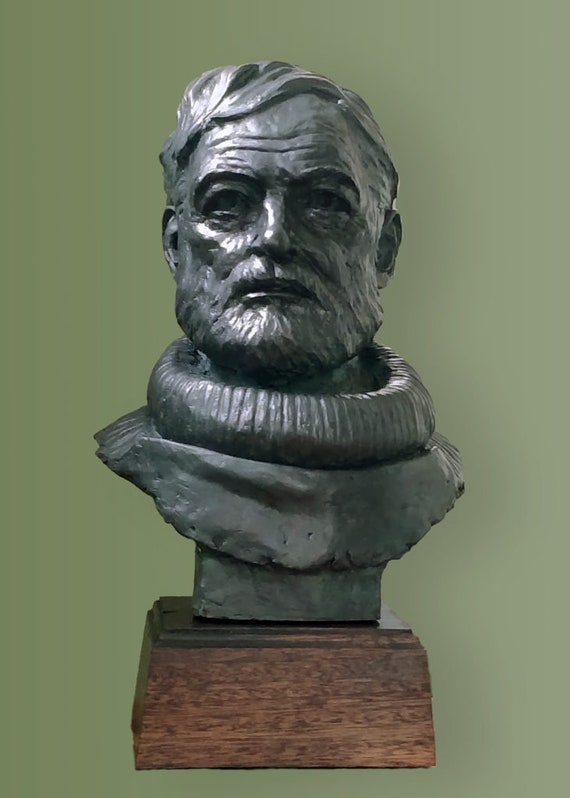 Bust of Ernest Hemingway Etsy