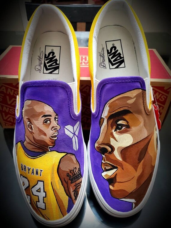 kobe painted shoes