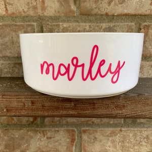 PERSONALIZED PET BOWLS