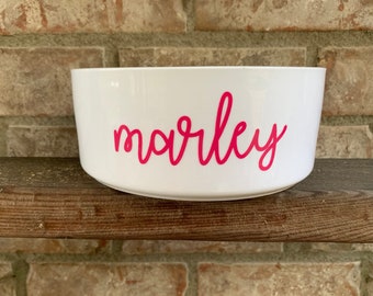 PERSONALIZED PET BOWLS